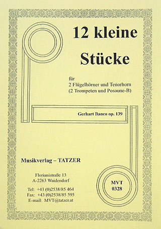 G. Banco: 12 Kleine Stuecke Op 139
