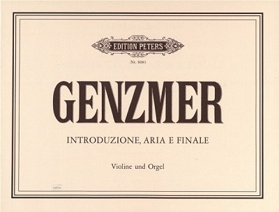 H. Genzmer: Introduzione Aria E Finale