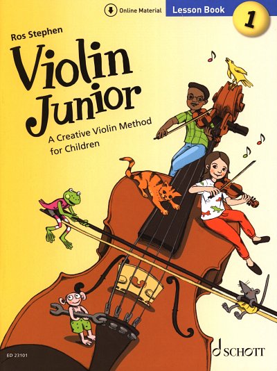 R. Stephen: Violin Junior: Lesson Book 1, Viol (+Onl)
