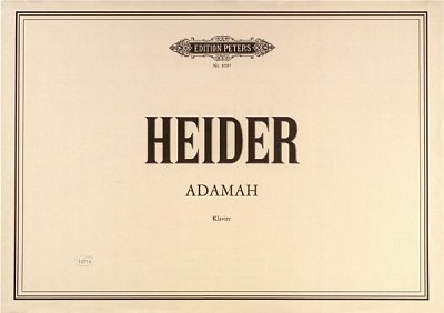 W. Heider: Adamah (1985)
