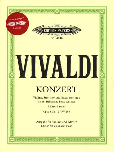 A. Vivaldi: Konzert für Violine, Streicher, VlStrBc (KAStCD)