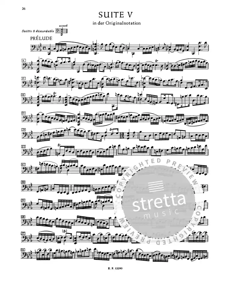 J.S. Bach: Sechs Suiten BWV 1007-1012, Vc (3)