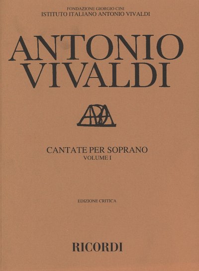 A. Vivaldi: Cantate Per Soprano E Basso Continuo - V (Part.)