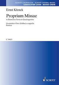 E. Krenek: Proprium Missae , Gch3 (Chpa)