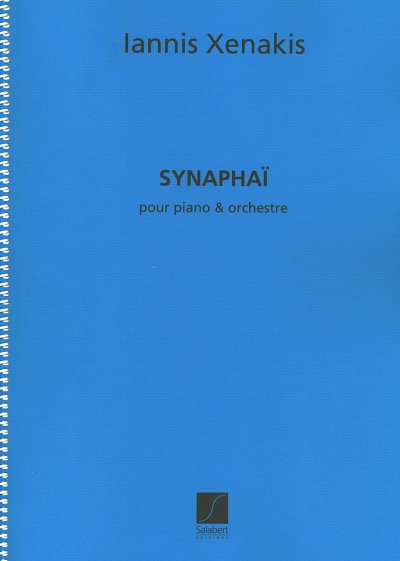 I. Xenakis: Synaphai Piano Et Orchestre Partit, Klav (Part.)