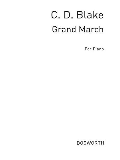 C.D Blake:Grand March Piano Duet, Klav4m (Bu)