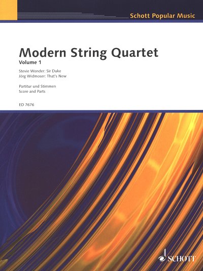 S. Wonder: Modern String Quartet 1, 2VlVaVc (Pa+St)