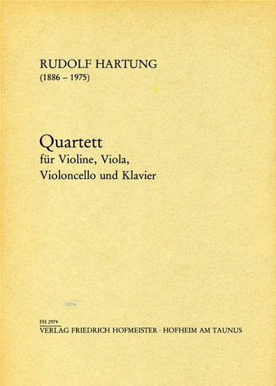 Quartett für Violine, Viola, Violoncello (Pa+St)
