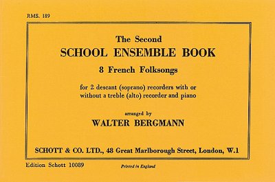 The Second School Ensemble Book  (Sppa)