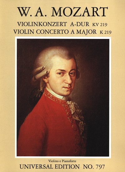 W.A. Mozart: Violinkonzert Nr. 5 A-Dur KV 21, VlKlav (KA+St)