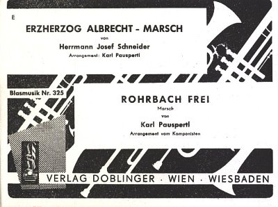 H. Schneider: Erzherzog-Albrecht-Marsch, Blask