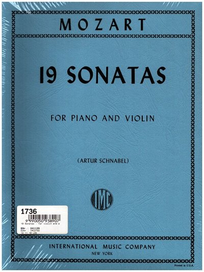 W.A. Mozart: 19 Sonate (Francescatti), VlKlav (KlavpaSt)