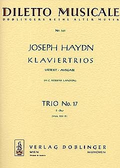 J. Haydn: Trio 17 F-Dur Hob 15:2 Diletto Musicale