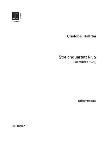 C. Halffter: Streichquartett Nr. 2, 2VlVaVc (Stsatz)