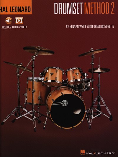 K. Wylie: Hal Leonard Drumset Method 2, Drst (+Onl)