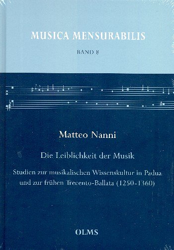 M. Nanni: Die Leiblichkeit der Musik (Bu)