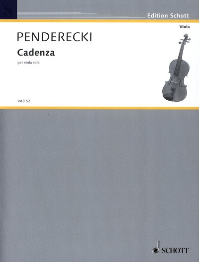 K. Penderecki: Cadenza , Va