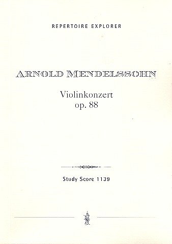 Konzert op.88 für Violine und Orchester, VlOrch (Stp)