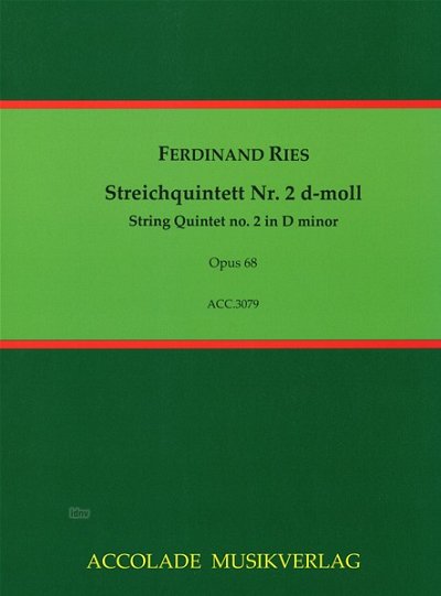 F. Ries: Streichquintett Nr. 2 d-moll , 5Str (Pa+St)