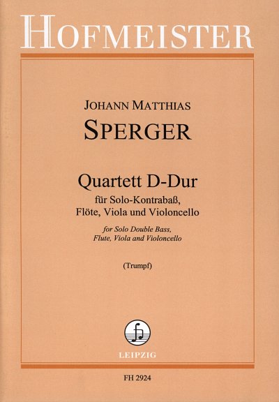 J.M. Sperger: Quartett D-dur für Kontrabass, Flöte,