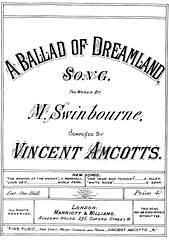 Vincent Amcotts, M. Swinbourne: A Ballad of Dreamland
