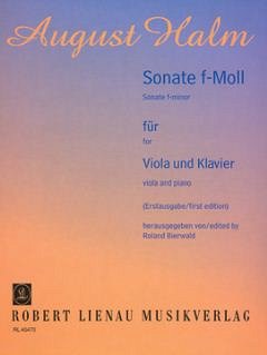 A. Halm: Sonate f-Moll, VaKlv