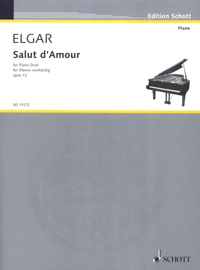 E. Elgar: Salut d'Amour op. 12, Klav(4hd) (Sppart)