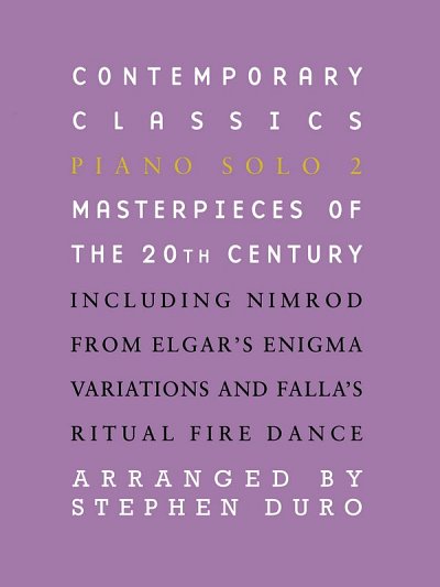 S. Duro: Contemporary Classics Piano Solo 2, Klav