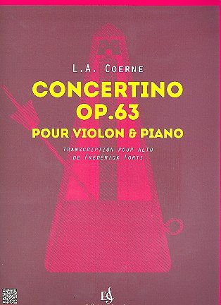 L.A. Coerne: Concertino op. 63, VaKlv (KlavpaSt)