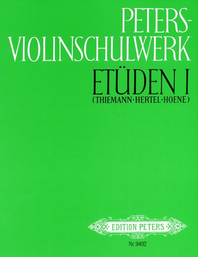 AQ: K. Hertel: Peters-Violinschulwerk: Etüden 1, V (B-Ware)