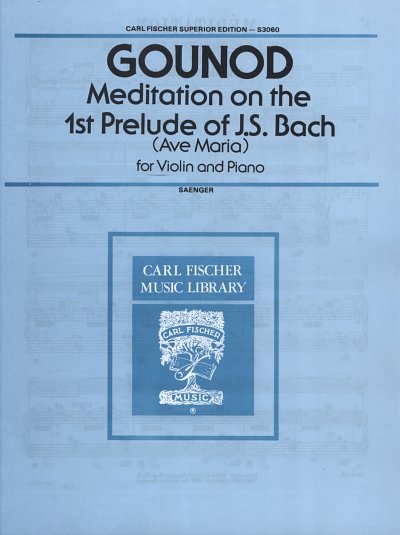 J.S. Bach: Meditation On The 1st Prelude Of J.S. Ba (Stsatz)