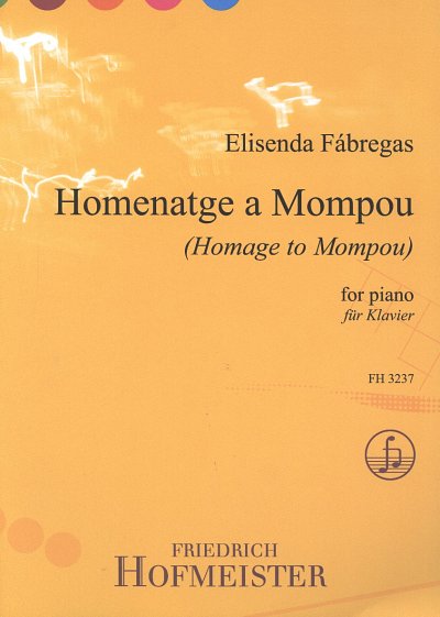 E. Fabregas: Homenatge a Mompou, Klavier