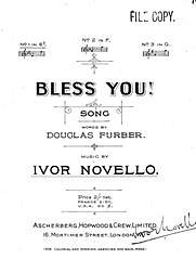 DL: I. Novello: Bless You, GesKlav