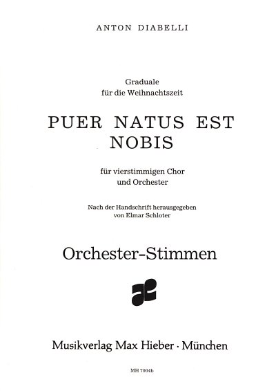 A. Diabelli: Puer Natus Est Nobis - Gch Orch