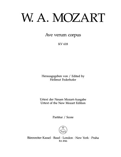 W.A. Mozart: Ave verum corpus KV 618 (Part)