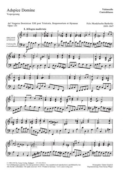 DL: F. Mendelssohn Barth: Adspice Domine a-Moll MWV B 26 (18