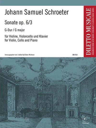 Schroeter Johann Samuel: Sonata G-Dur op. 6/3