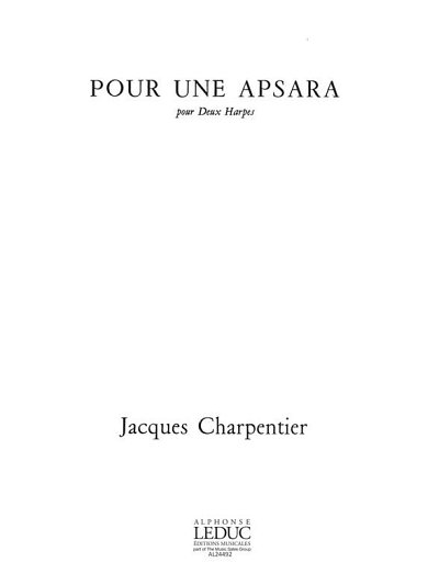 J. Charpentier: Pour Une Apsara (Bu)