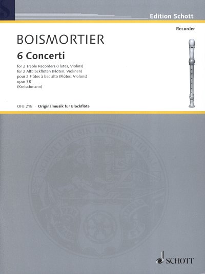 J.B. de Boismortier: 6 Concerti op. 38  (Sppa)