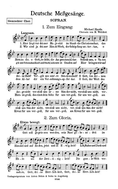 AQ: M. Haydn: Deutsche Messgesaenge (Sopran) (B-Ware)