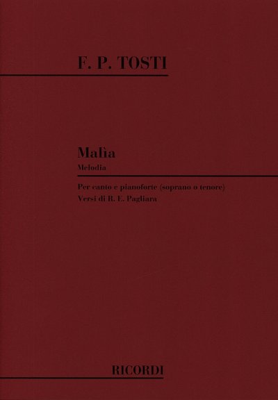F.P. Tosti: Malia, GesHKlav (Part.)