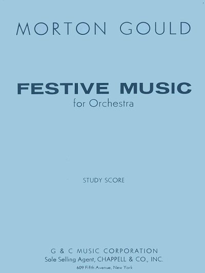 M. Gould: Festive Music, Sinfo (Part.)