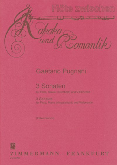 Pugnani Gaetano: 3 Sonaten Floete Zwischen Rokoko Und Romant