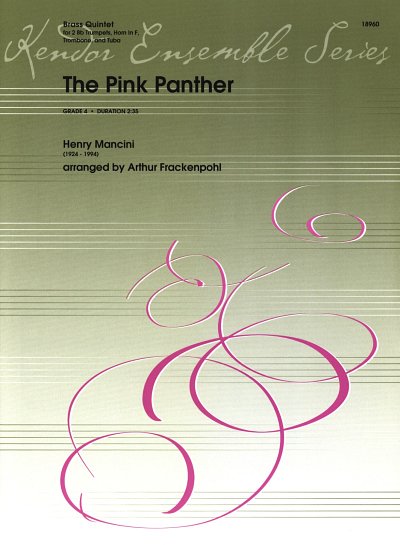 H. Mancini: The Pink Panther, 5Blech (Pa+St)
