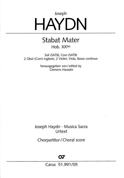 J. Haydn: Stabat Mater, 4GesGchOrcBc (Chpa)