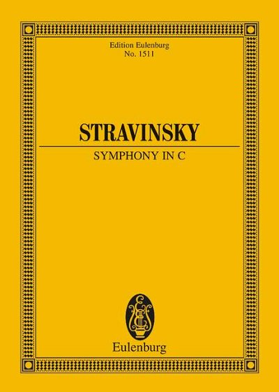 DL: I. Strawinsky: Symphonie in C, Orch (Stp)