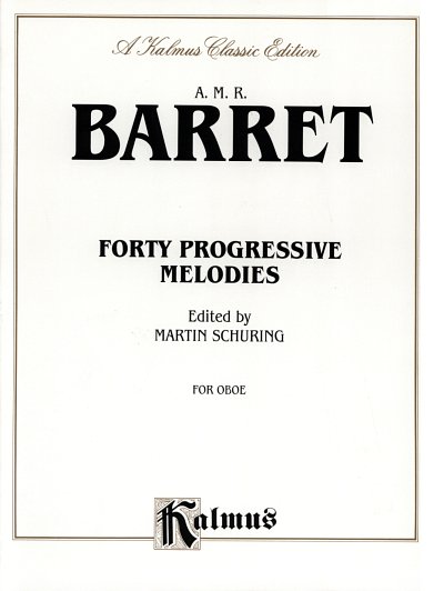 A.M. Barret: 40 Progressive Melodies, Ob