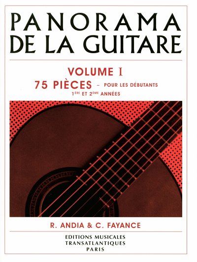 R. Andia: Panorama De La Guitare - Vol. 1, Git (+CD)