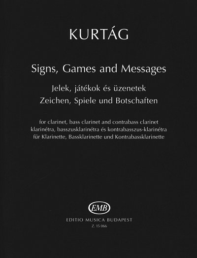 G. Kurtag: Signs, Games and Messages, 3Kl (Part.)