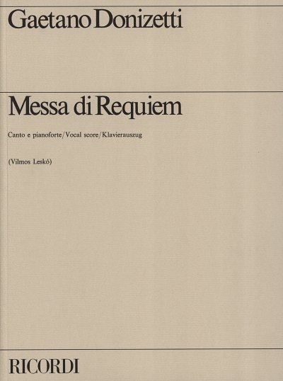 G. Donizetti: Messa Di Requiem, GesKlav